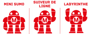 3 challenge de la robot league Maker Faire Brussels