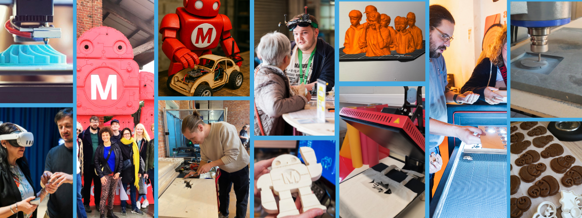 Patchwork d'image de la MakerFaire Brussels